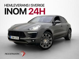 Porsche Macan S Diesel Pano Chrono BOSE 14-vägs 21" 258hk