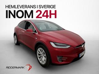 Tesla Model X Long Range Autopilot Ljus Interiör Dragkrok