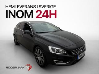 Volvo V60 D5 Plug-In AWD Classic Summum Drag Värmare Läder