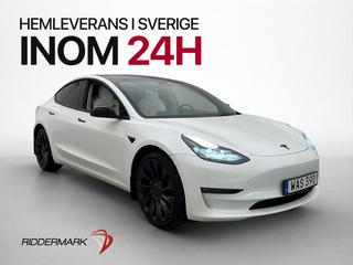 Tesla Model 3 Performance 513hk Autopilot Pano Kamera