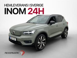 Volvo XC40 Recharge P8 AWD 408hk Pano H/K 360° Elstolar MOMS