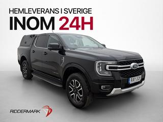 Ford ranger Limited 2.0 e-4WD Värm Drag 360° CARPLAY Moms