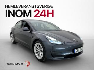Tesla Model 3 Long Range AWD Svensksåld Panorama Dragkrok