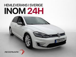 Volkswagen E-Golf Pluspaket Carplay Navi Nyservad 136hk