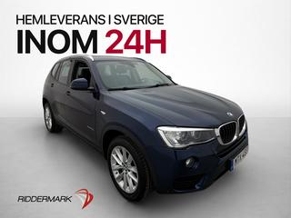BMW X3 xDrive20d 190hk Dragkrok Sensorer M-Ratt
