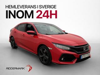 Honda Civic 182hk Sport Plus Glastak Kamera Navi Nyservad