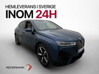 BMW iX xDrive50 Sport Sky Luftfjädring H/K Dragkrok 360 MOMS