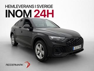 Audi Q5 55 Sportback TFSI e Quattro S-Line Halvskinn Carplay
