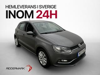 Volkswagen Polo 1.2 TSI 90hk 1 Brukare Bluetooth 360kr Skatt