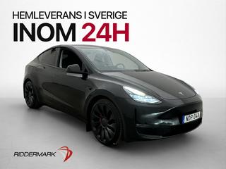Tesla Model Y Performance Pano Kamera Värmepump Läder Navi