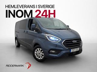 Ford Transit Custom CrewVan L2 Värm Drag Kamera 6-Sits Moms