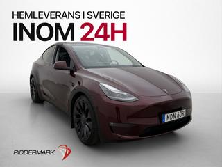 Tesla Model Y Performance AWD Dragkrok Cherry-Red Autopilot