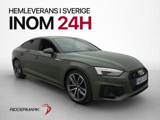 Audi A5 SB 45 TFSI Quattro 265hk S-line Cockpit Drag Kamera