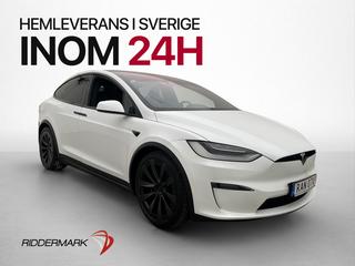 Tesla Model X AWD 7-Sits Autopilot Luftfjä Dragkrok MOMS