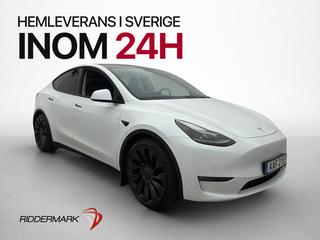 Tesla Model Y Performance AWD MOMS Svensksåld Panorama