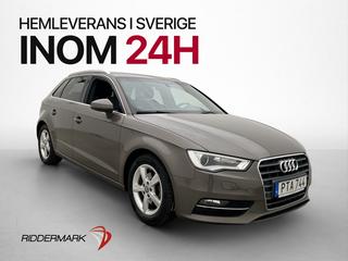 Audi A3 1.4 TFSI Ambition Sportstolar P-Sensorer Farthållare