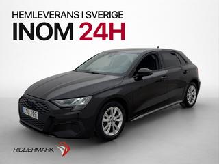 Audi A3 5-dörrar 35 TFSI Cockpit Carplay P-Sensor 0.48l/mil