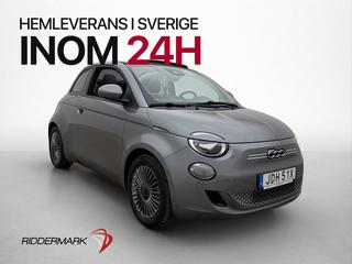 Fiat 500 CE 42 kWh Carbriolet Navigation Farthållare