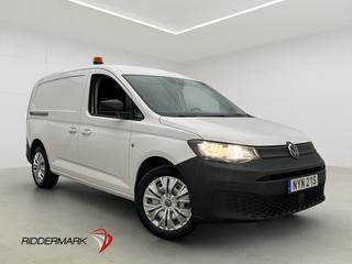 Volkswagen Caddy Maxi Cargo 4M Värm Drag Kamera CARPLAY Moms