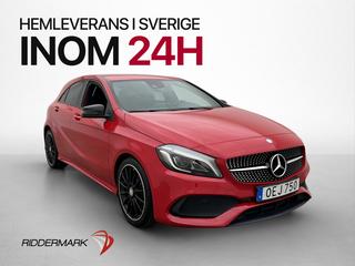 Mercedes-Benz A180 AMG Kamera Navi Halvskinn Farthållare
