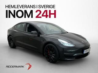 Tesla Model 3 Performance AP Värmepump CCS-laddning 513hk