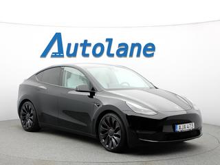 Tesla Model Y Performance AWD Panorama, Dragkrok, MOMS 534hk