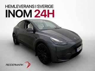Tesla Model Y Long Range AWD Svensksåld MOMS Dragkrok