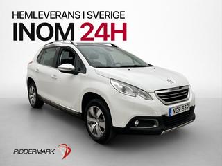 Peugeot 2008 1.2 110hk Allure Panorama Halvskinn Farthållare