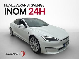 Tesla Model S AWD Svensksåld Luftfjäd Pano Yoke-Ratt MOMS