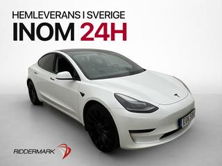Tesla Model 3 Performance 513hk Autopilot Navi Kamera Läder