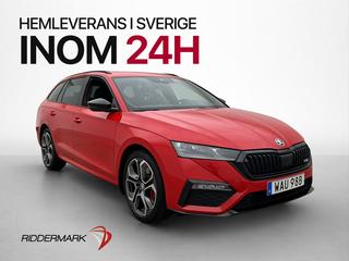 Škoda Octavia RS 245hk Kamera Värmare CarPlay Canton Navi