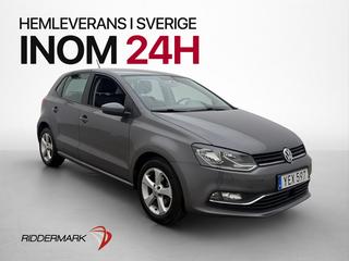 Volkswagen Polo 1.2 TSI 90hk Bluetooth P-sensorer Dragkrok
