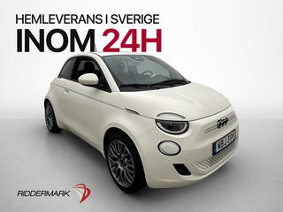 Fiat 500E 42 kWh 118hk Backkamera Navigation Bluetooth