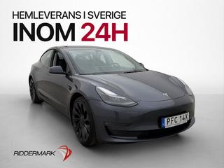 Tesla Model 3 AWD Performance Svensksåld Autopilot MOMS