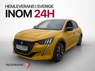 Peugeot E-208 136hk GT Kamera Navi Halvskinn Farthållare