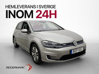 Volkswagen E-Golf Kamera Värmepump Cockpit Navi CarPlay