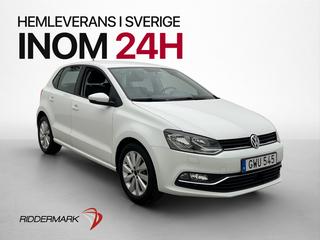Volkswagen Polo 5-dörrar 1.2 TSI Base Bluetooth M-Värmare