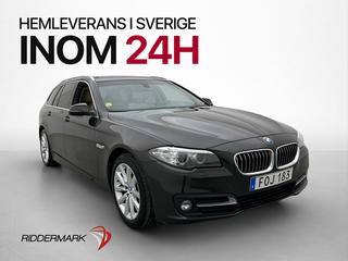 BMW 520d Touring Läder Panorama M-ratt 2-Brukare 190hk