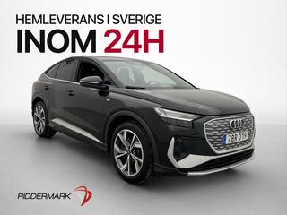 Audi Q4 50 Sportback Q e-tron S-Line Pano Sonos Matrix Drag