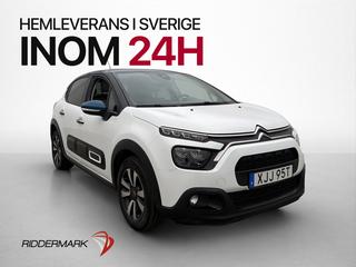 Citroën C3 1.2 PureTech P-Sensorer CarPlay Två-Brukare MOMS