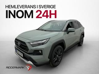 Toyota RAV4 Hybrid AWD 222hk Adventure 360° Dragkrok Skinn