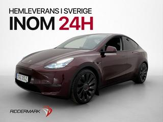 Tesla Model Y Performance HW4 Dragkrok Värmepump Autopilot