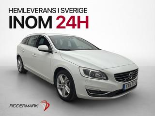 Volvo V60 D5 Twin Engine AWD Summum VOC Drag Läder Elstol