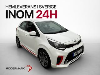 Kia Picanto 1.0 T-GDI GLS Kamera Carplay Endast 0,51l/mil