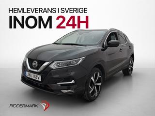 Nissan Qashqai 1.3 158hk Tekna+ Pano 360° Skinn Navi En-Bruk
