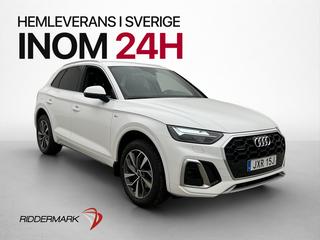 Audi Q5 40 TDI Q S line Cockpit Halvskinn Kamera Adapt-fart