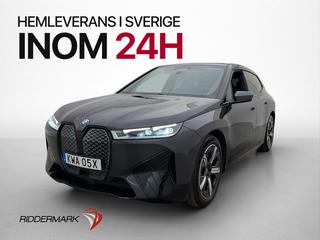 BMW iX xDrive50 Sport Package B&W Laser 21" Drag Moms 524hk