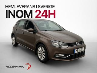 Volkswagen Polo  TSI 90hk M&K-Värmare P-Sensorer Farthållare