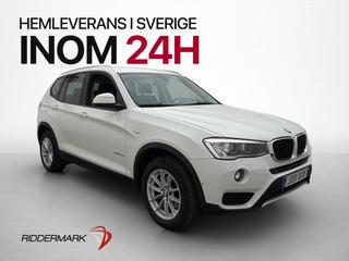 BMW X3 xDrive20d 190hk M/K-Värm P-sensorer Bluetooth