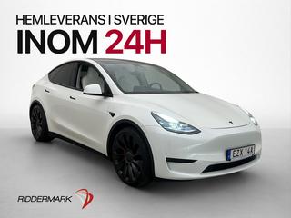 Tesla Model Y Performance AWD Ljus-interiör Värmepump MOMS